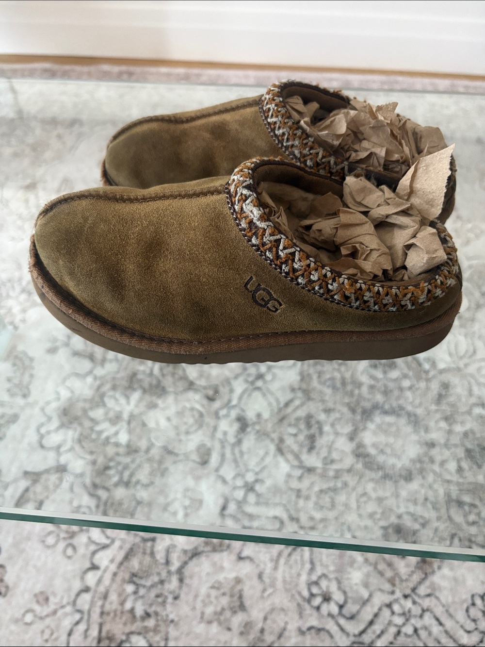 UGG Talisman Chestnut Suede Slip-On Clog
